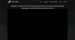 Desktop Screenshot of lbclive.tv